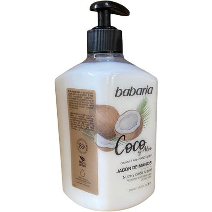 Săpun lichid, Babaria, Coco Aloe, alb, 500ml