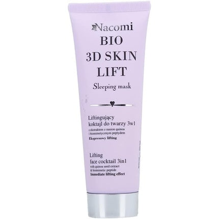Masca de fata, Nacomi, bio 3D Skin Lift, 85ml