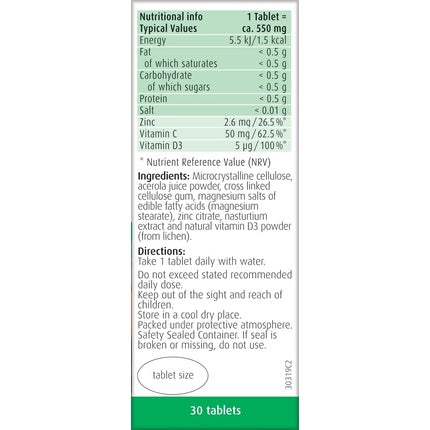 Supliment Alimentar A.Vogel Immune Support, tablete vegane, 30 buc