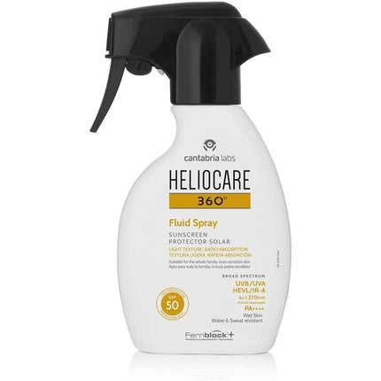 Spray protector solar, Heliocare 360, SPF 50