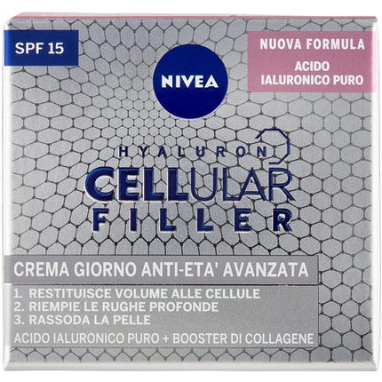 Cremă de zi, Nivea, Hyaluron Cellular Filler SPF15, 50ml