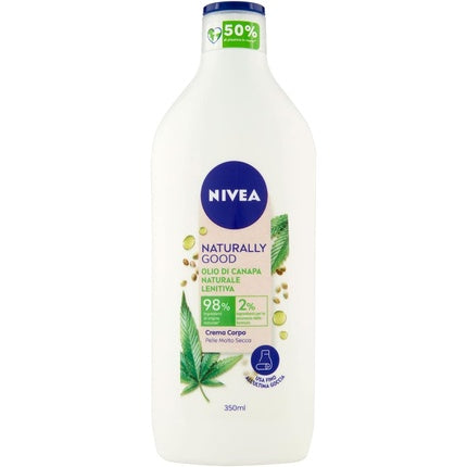 Cremă corp, Nivea, Naturally Good, canepă 350ml
