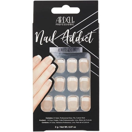 Set unghii false, Ardell Nail Addict, French, 24 bucati