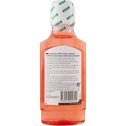 Apă de gură copii, Gum, fără fluor, căpșuni, 300ml