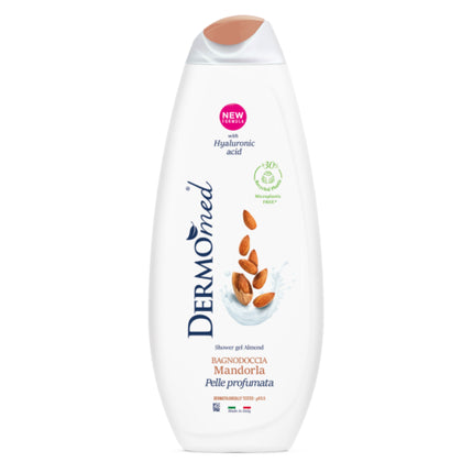 Gel de duș și baie spumantă, Dermomed, 650ml, migdale