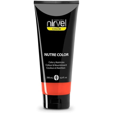 Masca temporara colorare, Nirvel, Nutre Color Fluor, Coral, 200ml