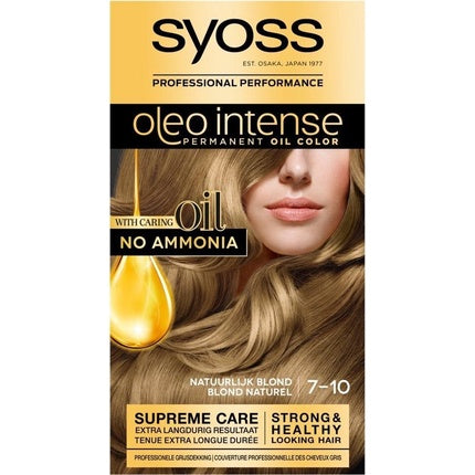 Vopsea de păr, Syoss, Oleo Intense, blond natural