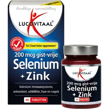 Supliment minerale, Lucovitaal, Selenium-Zinc, 45 tablete