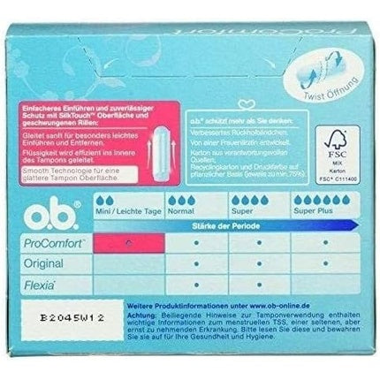 Tampon O.B Pro Comfort Mini, 16 buc