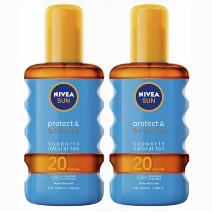 Ulei activator bronzare SPF 20 Nivea Sun, 200ml