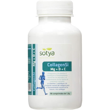 Supliment vitamine, Sotya, Collagen Si Mg+D+C, alb