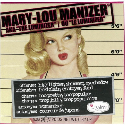 Iluminator si fard de pleoape Thebalm Mary-Lou Manizer, 19g