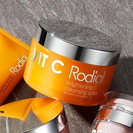 Dischete demachiante, Rodial, Vitamina C, portocaliu