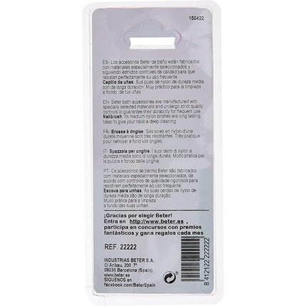 Perie unghii, Beter, peri nailon, dimensiune compactă