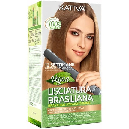 Kit Îndreptare Păr, Kativa, Vegan, ambalaj italian