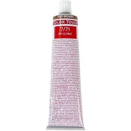 Vopsea de păr, Wella, Color Touch New 7/71, Castaniu cenușiu mediu