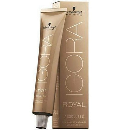 Vopsea de par, Schwarzkopf, Igora Royal Absolutes, Blond inchis cupru natural 60ml