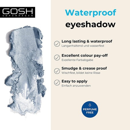 Fard de pleoape, Gosh, Mineral Waterproof, albastru deschis
