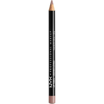 Creion contur buze NYX, Slim Lip Pencil, mahon