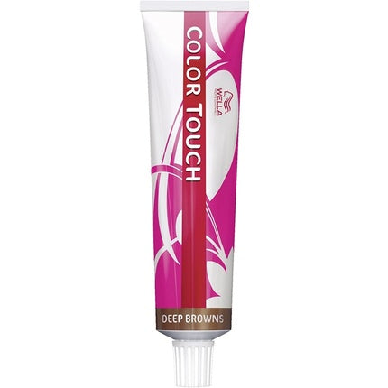 Vopsea de par, Wella, Color Touch, maro deschis mahon