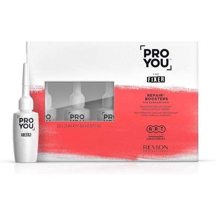 Ampoule reparatoare, Revlon, Pro You The Fixer, 10x15ml