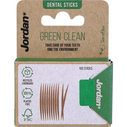 Ață dentară, Jordan, Green Clean, 100 bucăți
