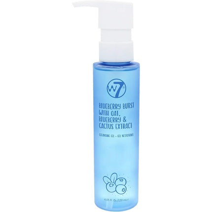 Gel curățare față, W7, Blueberry Burst, albastru