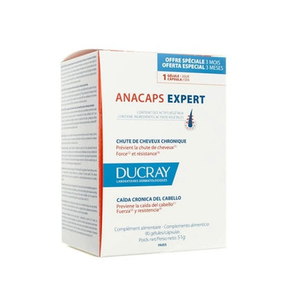 Supliment alimentar, Ducray, Anacaps Expert, 90 capsule