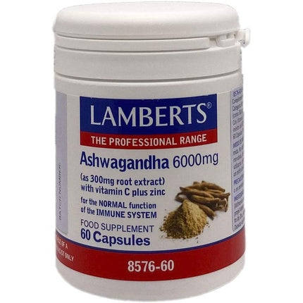 Supliment capsule, Lamberts Ashwagandha 6000mg, 60 buc
