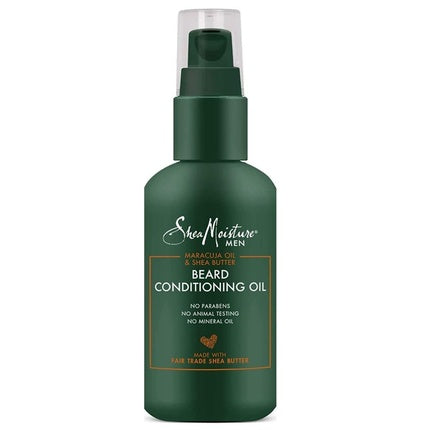 Ulei barbă, Shea Moisture, Maracuja și Shea, verde