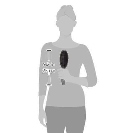 Perie Neumatică Eurostil Plastic Negru Mare