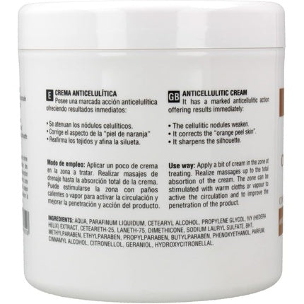 Cremă Anti-Cellulitică Risfort, Extract iederă, Alb, 1000g
