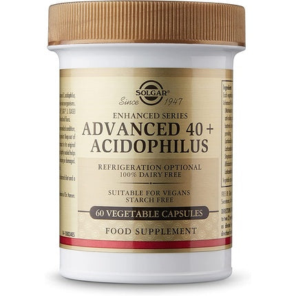 Supliment alimentar Solgar, Acidophilus 40 Plus, 60 capsule