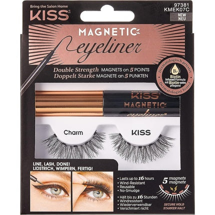 Gene false, Kiss, Magnetice, kit Eyeliner