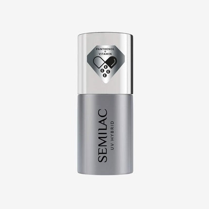 Bază de unghii, Semilac, Sensitive Care, 7ml, argintiu