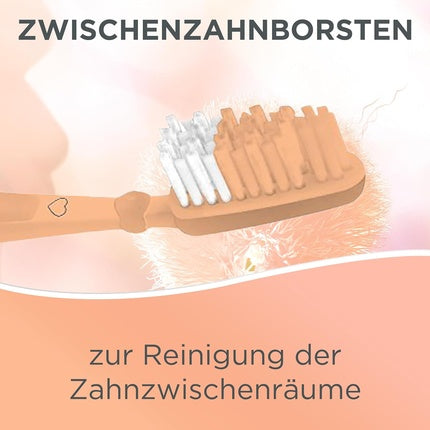 Periuță de dinți, Dr.Best, Medium, piersică, set 2 buc