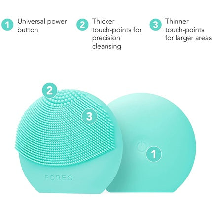 Aparat curățare facială, Foreo, Luna Play Plus 2, mentă