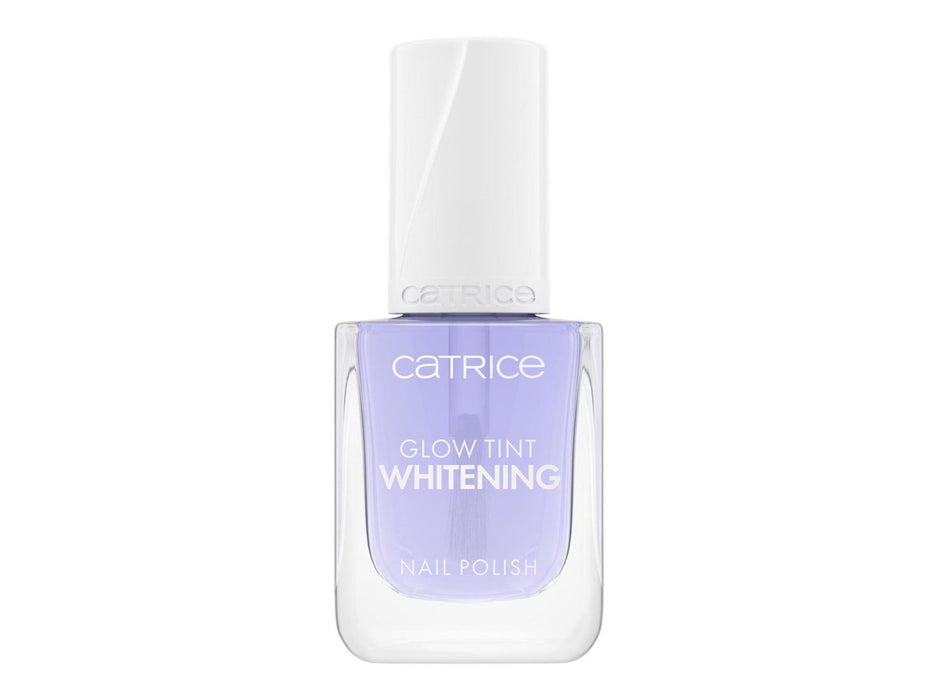 Lac de unghii Catrice Glow Tint Whitening, efect de albire, nuanța 020 Bye Bye Yellow, 10,5 ml