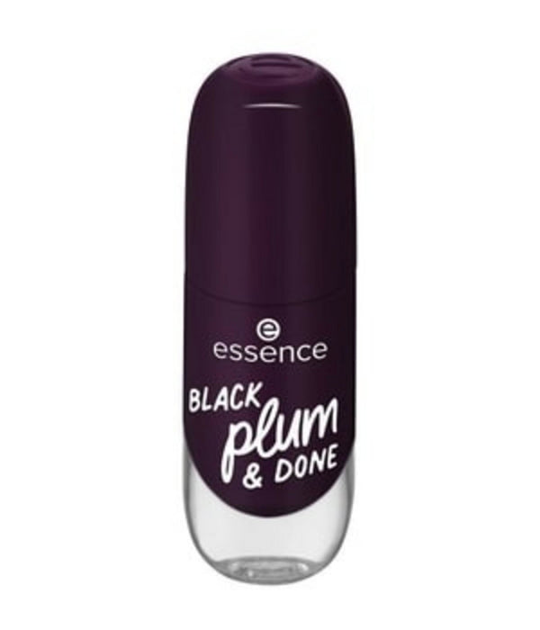 Lac de unghii Essence Gel Nail, nuanța 84 Black Plum & Done, 8 ml