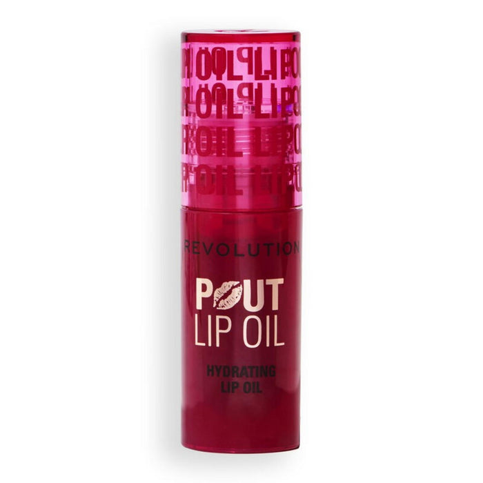 Ulei de buze Makeup Revolution Pout, hidratant, roșu cireașă, 3 ml