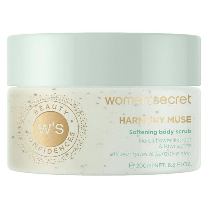 Exfoliant pentru corp Women'Secret Harmony Muse, catifelant, pentru toate tipurile de piele, 200 ml
