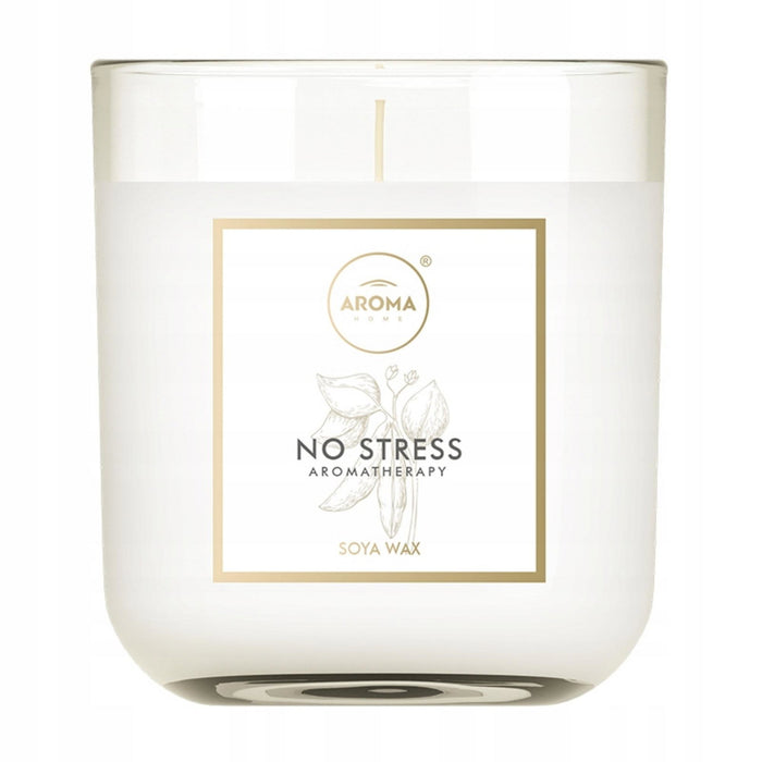 Lumânare parfumată Aroma Home No Stress, din ceară de soia, 150 g