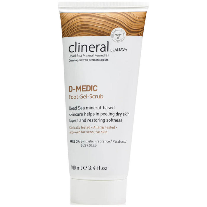 Scrub pentru picioare Ahava Clineral D-Medic, exfoliant, 100 ml