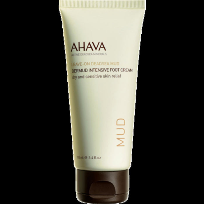 Cremă pentru picioare Ahava Mineral, hrănitoare, pentru piele uscată și sensibilă, 100 ml