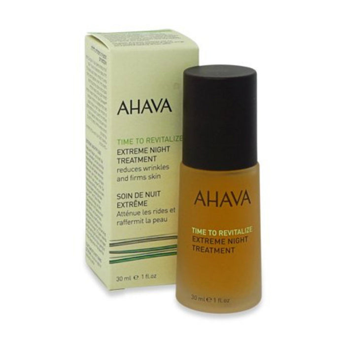 Ser de față Ahava Time To Revitalize Extreme Night Treatment, antiîmbătrânire, de noapte, 30 ml