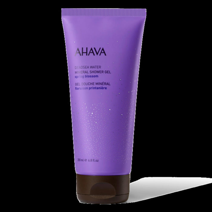 Gel de duș Ahava Spring Blossom Mineral, cu apă din Marea Moartă, pentru toate tipurile de piele, 200 ml