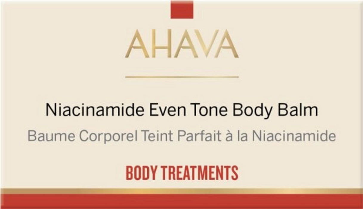 Balsam pentru corp Ahava Niacinamide Even Tone, revitalizant, 220 ml