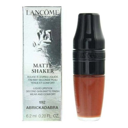 Ruj lichid Lancome Matte Shaker, finisaj mat, nuanța 192 Abrickadabra, 6,2 ml