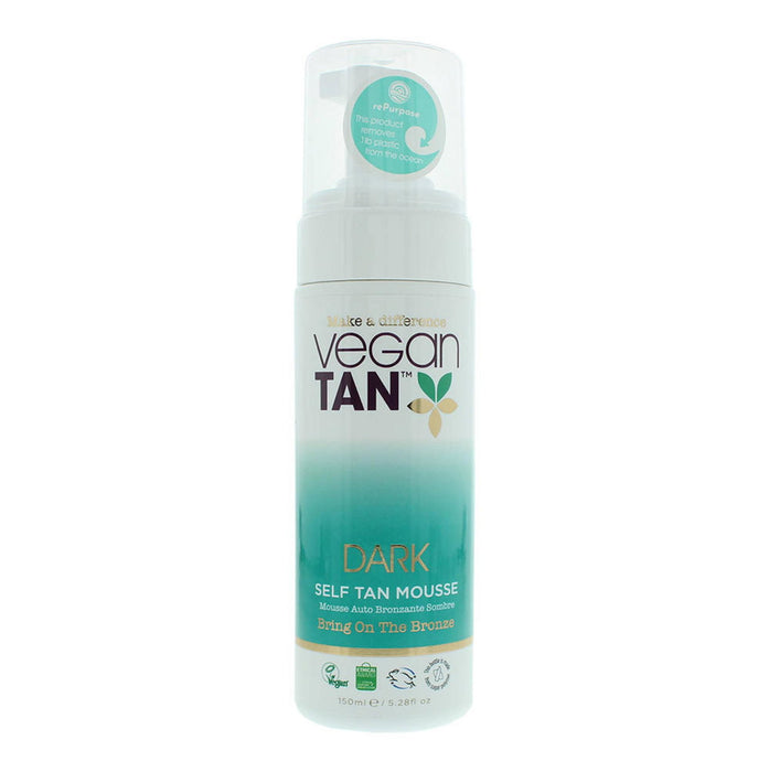 Spumă autobronzantă Vegan Tan Dark Tan, 150 ml