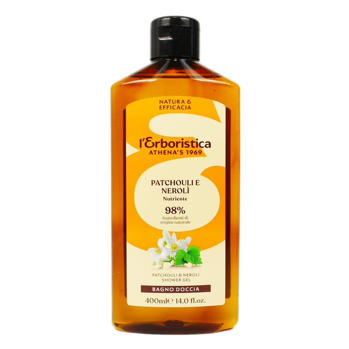 Gel de duș, Athenas, elixir herbal cu patchouli și neroli 400ml